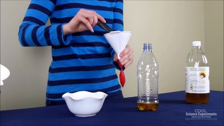 how to blow up a balloon science experiment