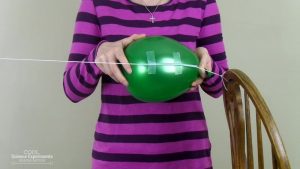 Balloon Rocket Science Experiment Step (7)