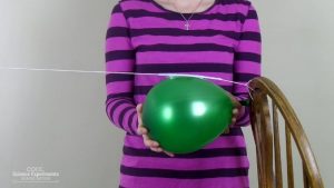 Balloon Rocket Science Experiment Step (8)