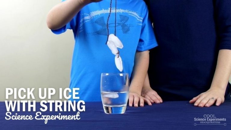 ice and salt string experiment