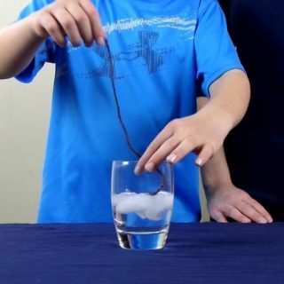 How to Pick Up Ice with a String Experiment