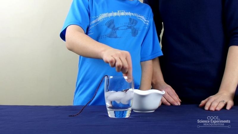 Ice Cube on a String Experiment - Little Passports