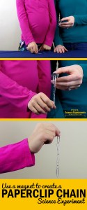Magnet Paperclip Chain Experiment - Steps
