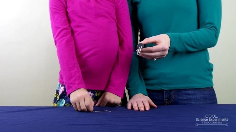 Use a Magnet to Make a Paperclip Chain Science Experiment