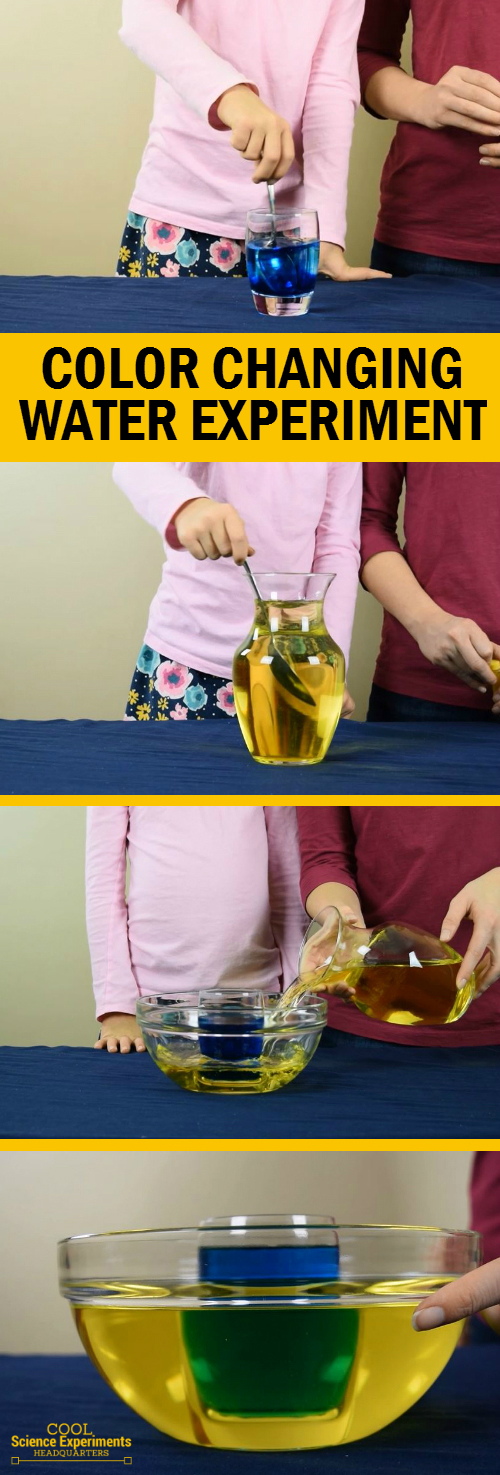 Color Changing Water Science Experiment