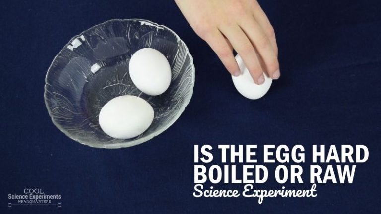 experiment of hard boiled egg