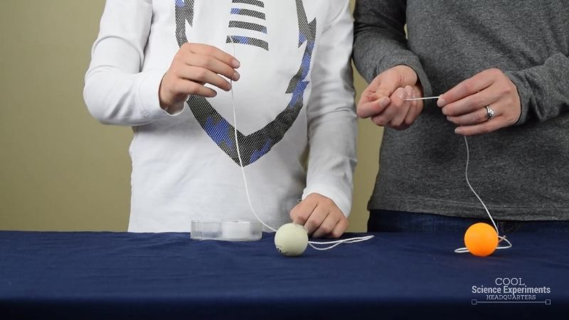 Air Pressure Ping Pong Science Experiment