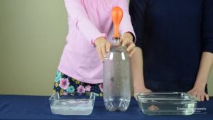Use a Bottle to Blow-up a Balloon Science Experiment