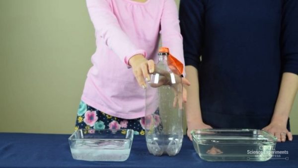 Use a Bottle to Blow-up a Balloon Science Experiment