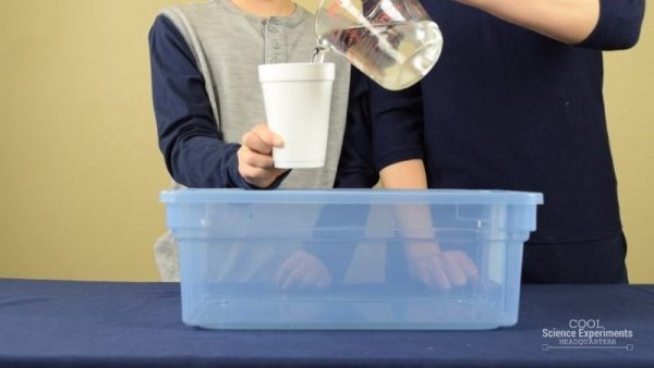 Gravity: Will the Water Leak Out Science Experiment