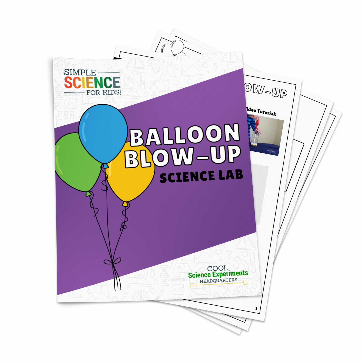 blowing up balloon science experiment