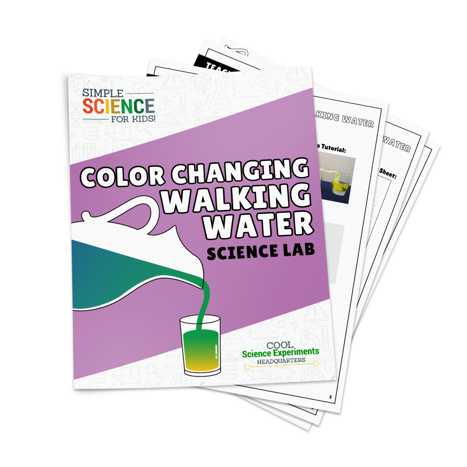 Color Changing Walking Water Experiment