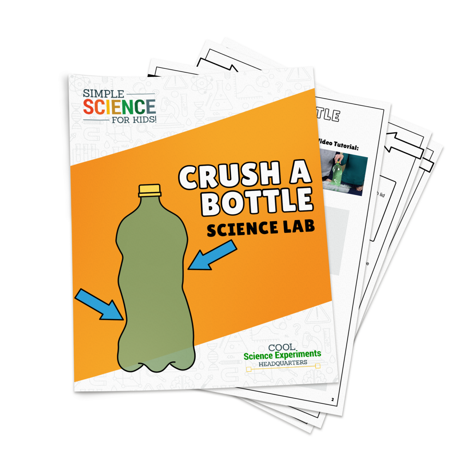 Crush A Bottle Science Lab Kit Cool Science Experiments Headquarters