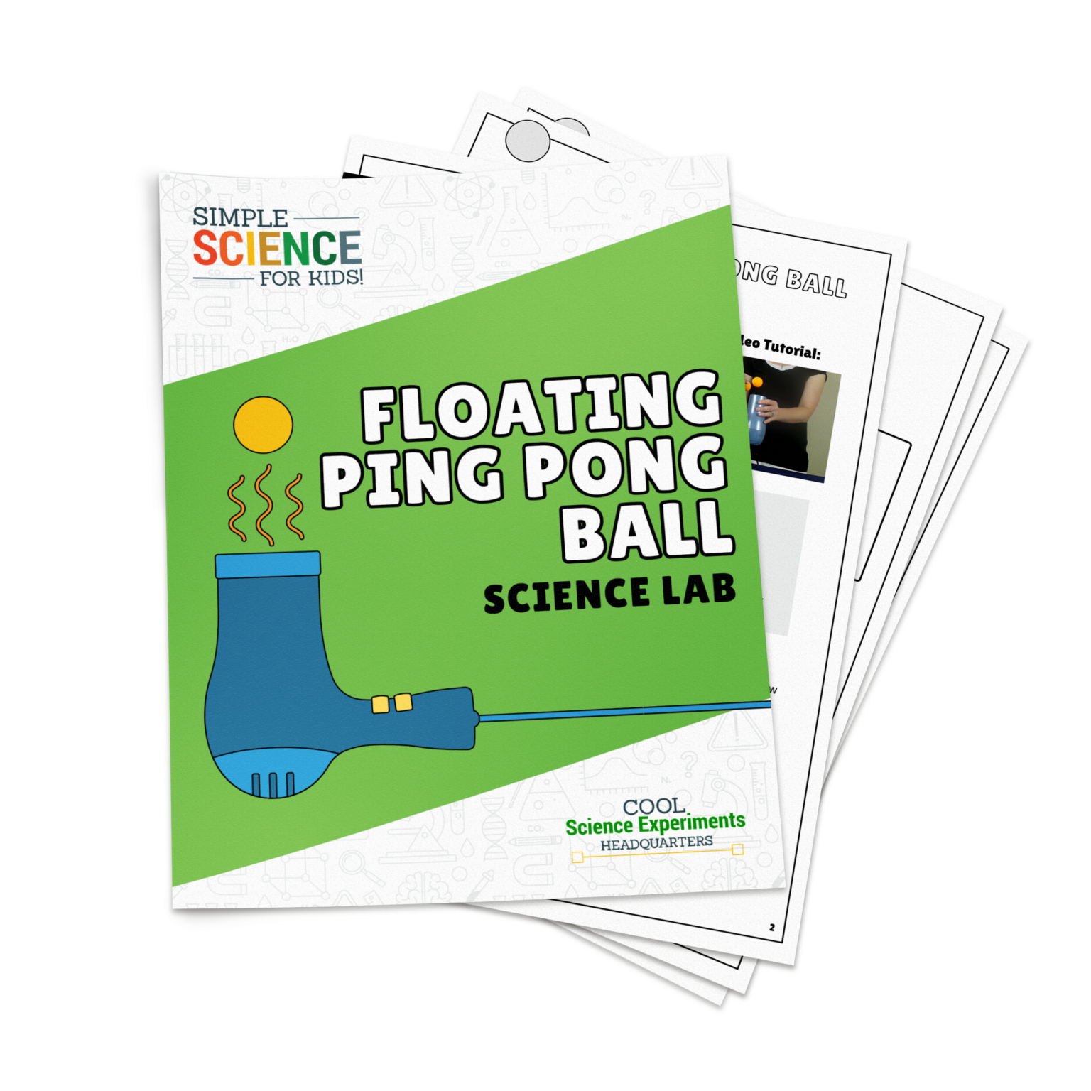 floating ping pong ball experiment