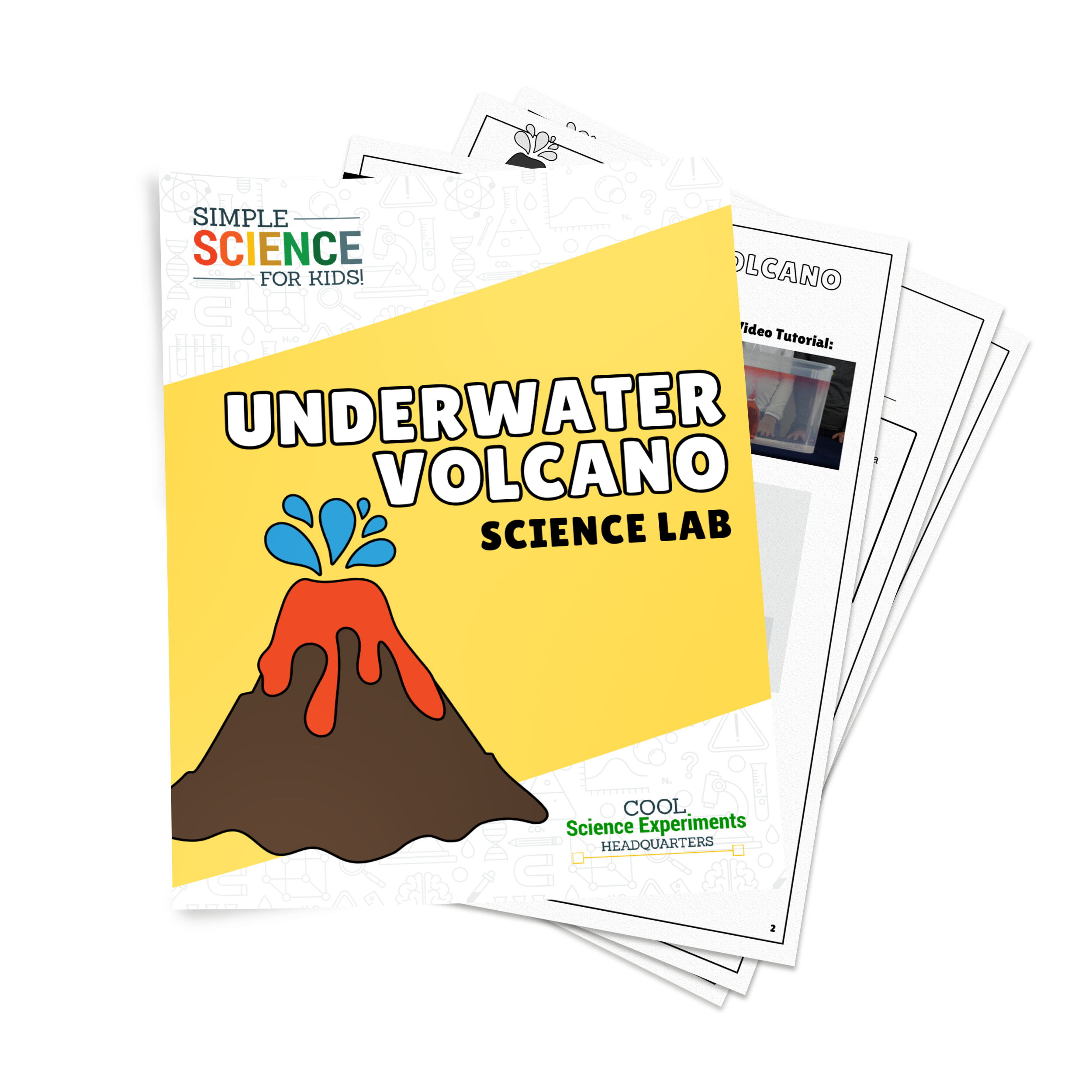 Underwater Volcano Science Lab Kit