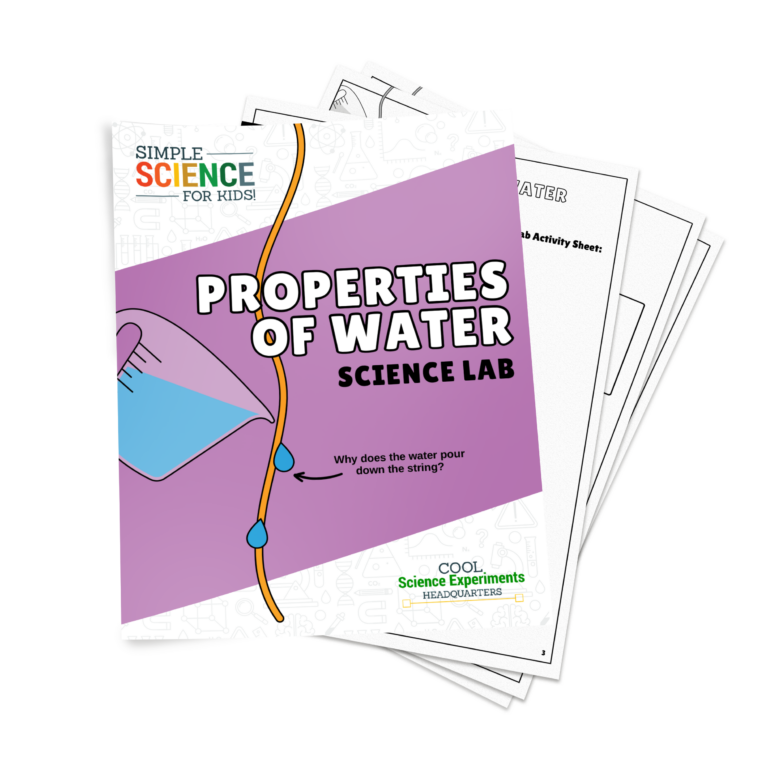 Properties of Water Why Does the Water Pour Down the String Science